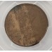AUSTRALIA 1925 . ONE 1 PENNY . PCGS GRADE